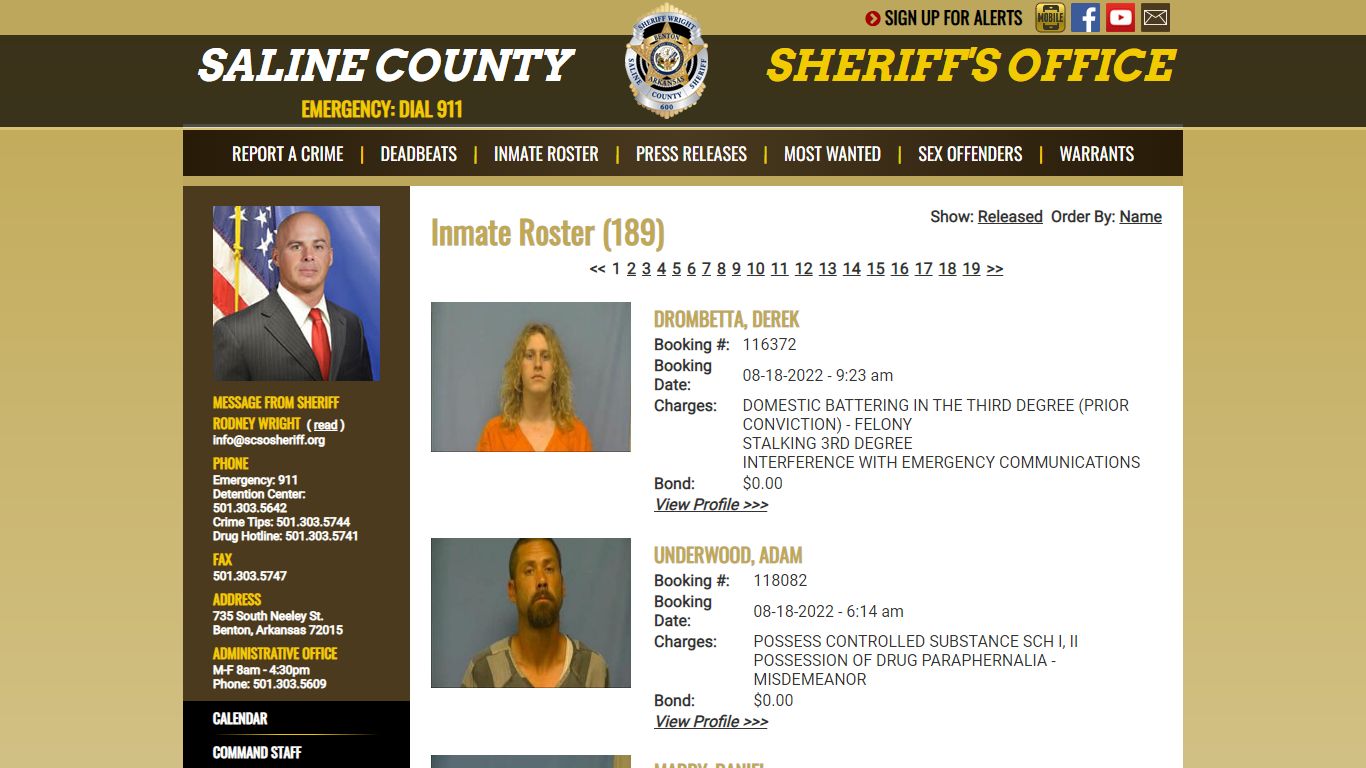 Inmate Roster - Current Inmates Booking Date Descending - Saline County ...